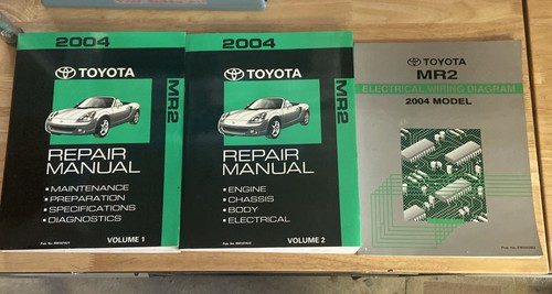 2004 toyota shop service - toyota, mr-2
