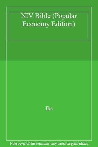 Niv bible popular economy - bible,