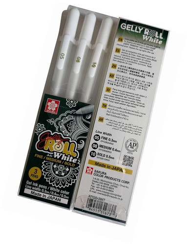 Sakura gelly roll - sakura, white
