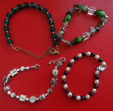 Bulk lot of 4 Costume Jewellery  Bracelets,