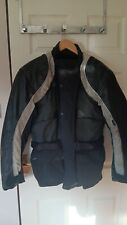 TRIUMPH LEATHER & TEXTILE MOTORCYCLE JACKET SIZE M
