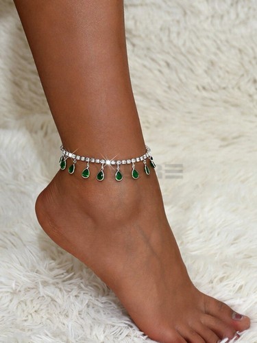 Sterling silver ankle bracelet - sterling,