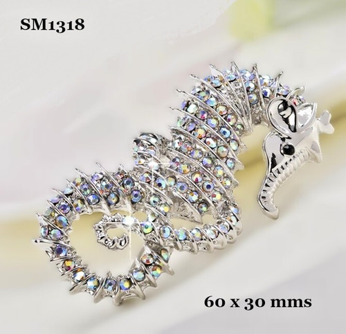Silver plated brooch - plated,