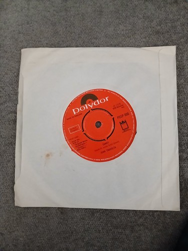 John travolta sandy 7inch - travolta,