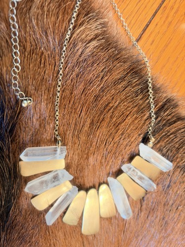 Piece quartz crystal - 6, points