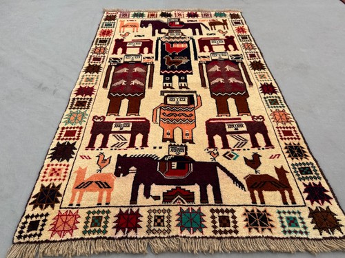 3x4 handmade afghan pictorial - 3x4,