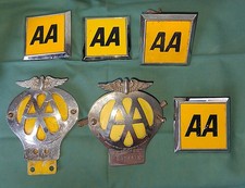 Vintage AA Car Badge Collection (X6) – Automotive Memorabilia