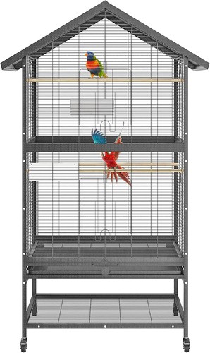 Large bird cage - large, stand