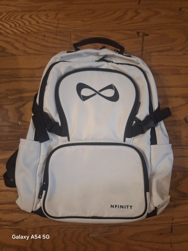 Nfinity white backpack - white,