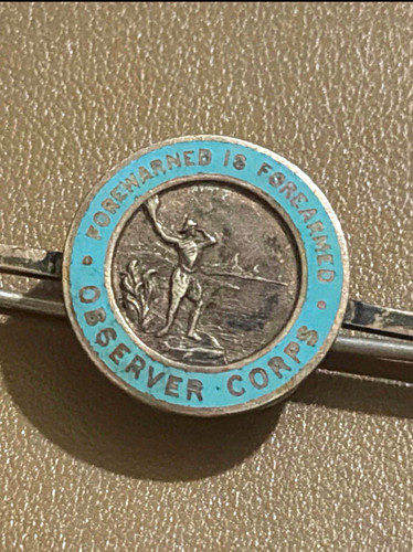 Observer corps forewarned - "forewarned, is