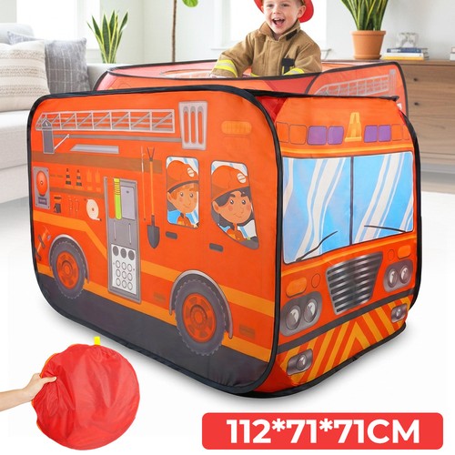 Kids fire truck tent house - kids',