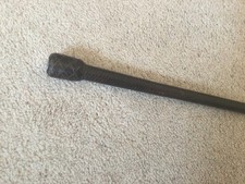 Vintage Swaine, Adeney & Brigg, Brown plaited leather RIDING WHIP