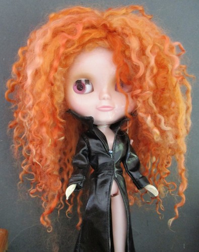 Teeswater doll wig burnt - wig,
