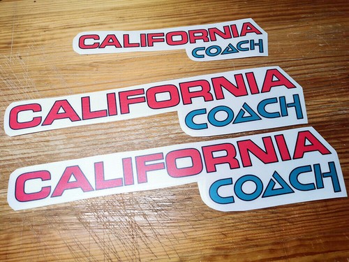 California coach decal - california,