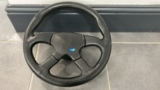 FORD RS COSWORTH 4-SPOKE BLACK LEATHER STEERING WHEEL WITH BOSS
