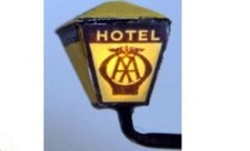 Illuminated 'AA or RAC Hotel' Sign Langley F221