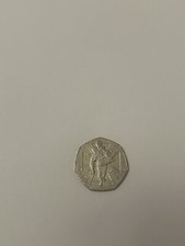 2006 Elizabeth ll 50p coin, Wounded soldier. ( circulated)