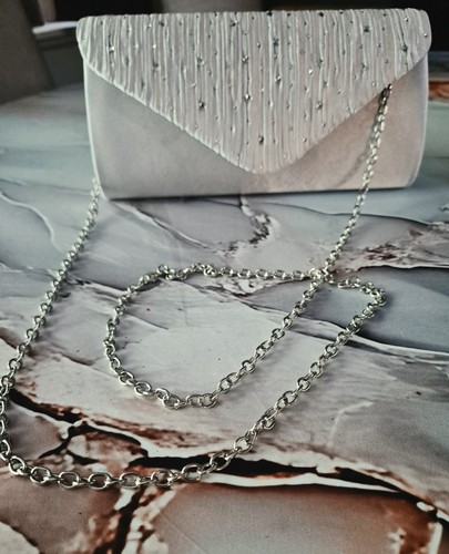 Evening clutch silver light - clutch,