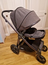 Babystyle Oyster 3 Stroller  - Fossil (Gun Metal Frame) Travel System Bundle