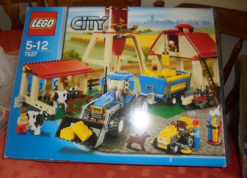 Lego city farm 7637 complete - city,