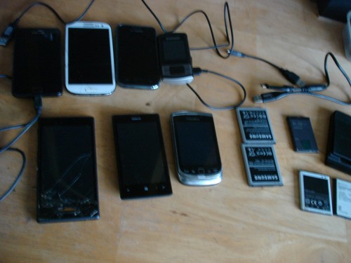 Job lot mobiles batteries - job,