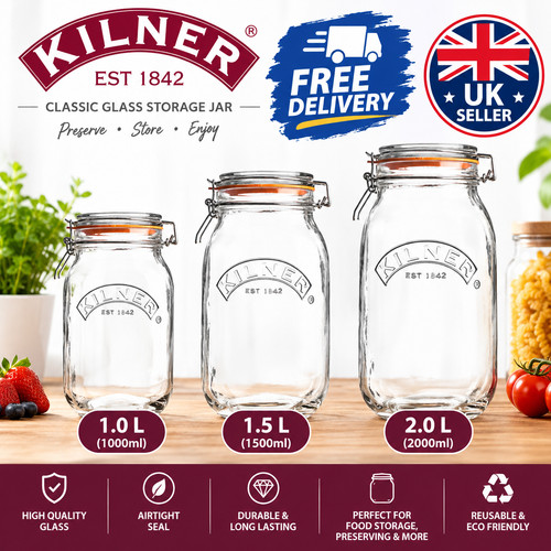 Kilner clip top jar - kilner,
