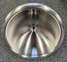 320mm stainless steel round sink - camper van caravan
