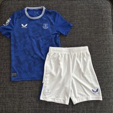 Everton Fc Castore 24/25 Kids Home Kit Brand New Without Tags Size 6-7 Years
