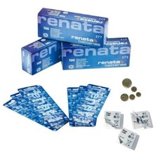 Renata Silver Oxide 0% Mercury Watch Batteries (Strips of 10) - Various