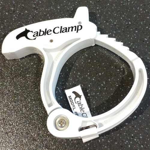 Plastic clamp cable tidy - plastic, clip
