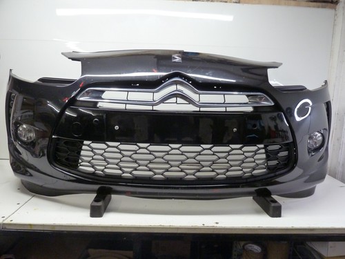 Front bumper complete black - bumper,