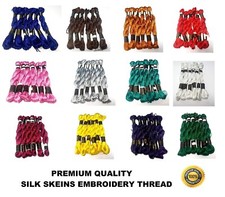 Silk rayon skeins large
