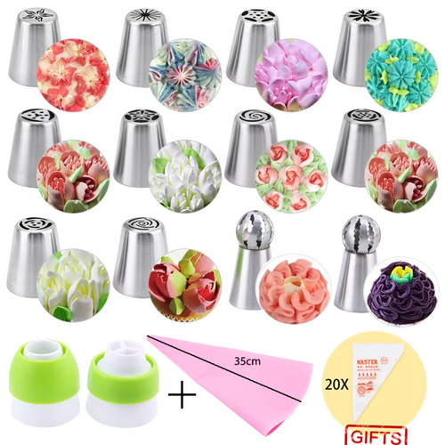 Russian piping tips set - 12,