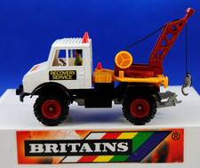 1980 Britains 9581 MERCEDES 1:32 UNIMOG BREAKDOWN RECOVERY SERVICE TOW TRUCK VGC