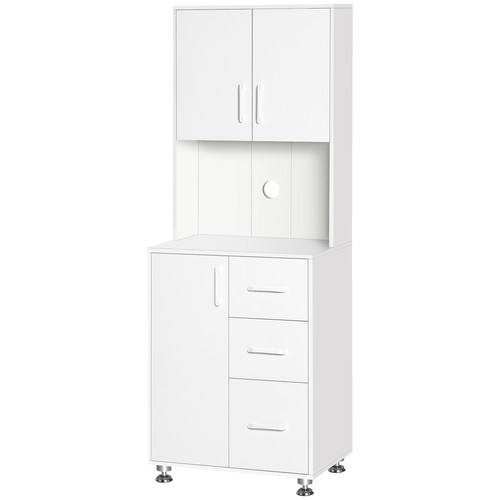 Homcom modern kitchen cupboard - kitchen,