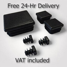 Square Plastic End Caps For