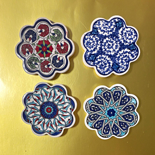 Set mediterranean floral - of,