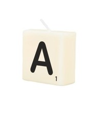 LETTER CANDLE - A