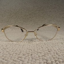 Pennine Collection Glasses Frames Lucy Gold Cateye Eyeglasses Spectacles