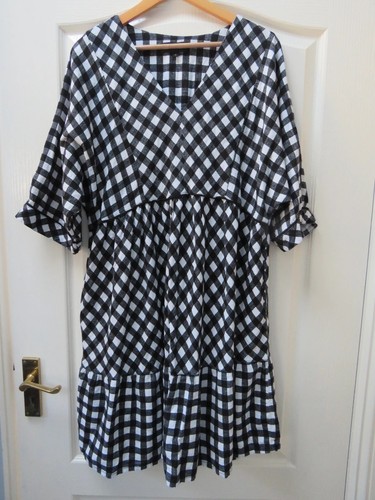 Next gingham midi dress - midi,