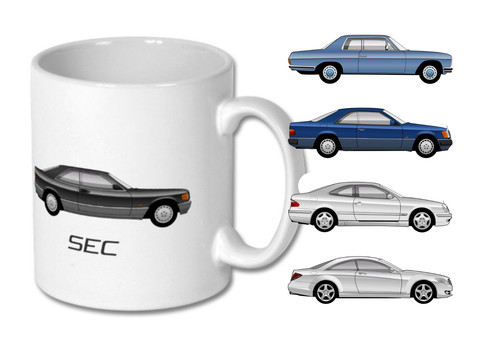 Mug mercedes coupe various - -,
