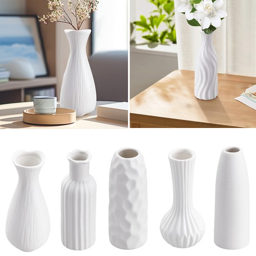 Classic solid ceramic vase - ceramic,