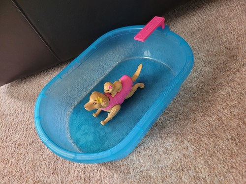 Barbie swimming pup pool - pup,