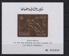 Sharjah Block 36 A MNH Olympic