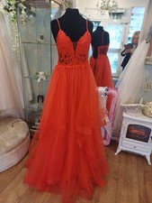 Mascara Prom Dress Size 4 Red