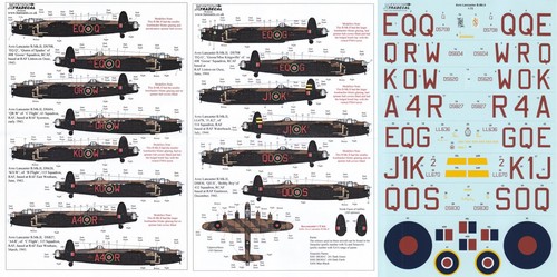 Xtradecal lancaster b ii - 1/72,