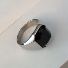 Outlaws Amsterdam Black Gem Mens Ring Size 12 Brand New
