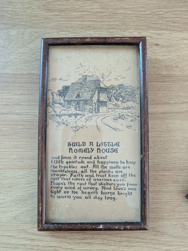 Homely house poem picture wall - poem,