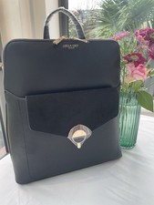 Luella Grey Black Backpack Bag