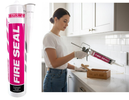 Fire proof sealant white - fire,
